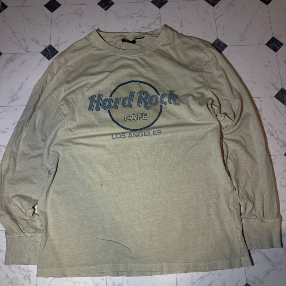 Vintage Hard Rock Cafe Los Angeles Long Sleeve Tee Size L